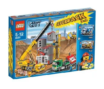 LEGO City Super Pack 3 in 1 set box