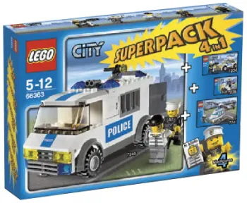 LEGO City Super Pack 4 in 1 (7235 7236 7245 7741) set