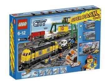 LEGO City Super Pack 4 in 1 (7895 7896 7937 7939) set