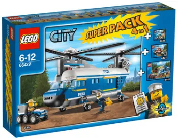 LEGO City Super Pack 4 in 1 (4436, 4437, 4439, 4441) set