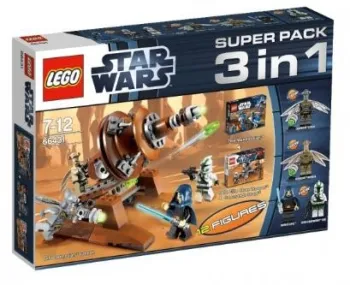 LEGO Star Wars Super Pack 3 in 1 (7914, 9488, 9491) set box