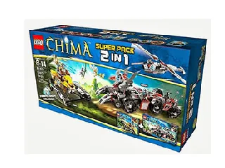 LEGO Legends of Chima Super Pack 2 in 1 set box