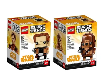 LEGO Brickheadz Han Solo & Chewbacca Bundle Building Kit set