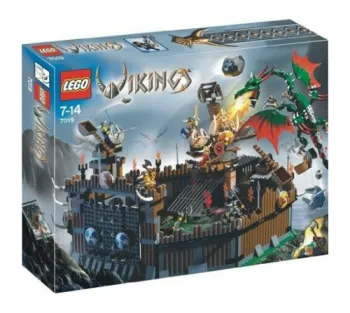 LEGO Viking Fortress against the Fafnir Dragon set