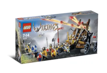 LEGO Army of Vikings with Heavy Artillery Wagon set