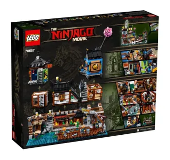 Back of LEGO NINJAGO City Docks set box