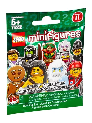 Back of LEGO Series 11 - Random Bag set box