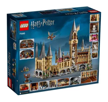 Back of LEGO Hogwarts Castle set box