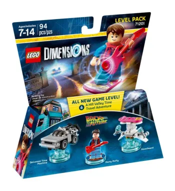 LEGO Back to the Future Level Pack set