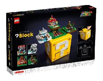 Back of LEGO Super Mario 64 Question Mark Block set box