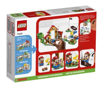 Back of LEGO Picnic at Mario's House set box