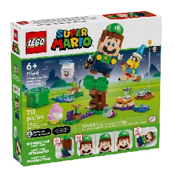 LEGO Adventures with Interactive LEGO Luigi set box