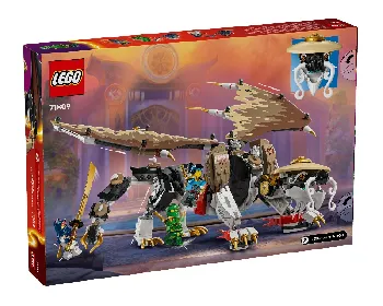 Back of LEGO Egalt the Master Dragon set box