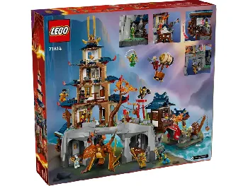 Back of LEGO Tournament Temple City  set box