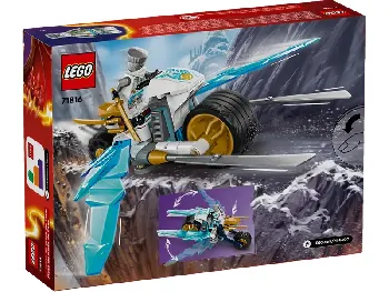 Back of LEGO Zane's Ice Motorcycle set box