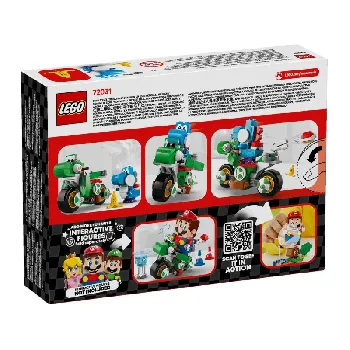 Back of LEGO Yoshi Bike set box