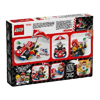 Back of LEGO Standard Kart set box