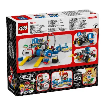 Back of LEGO Toad's Garage set box