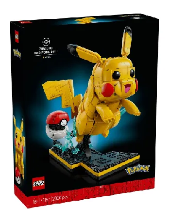 LEGO Pikachu and Poké Ball set