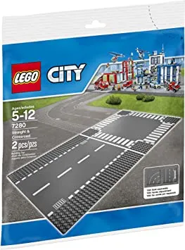 LEGO Straight & Crossroad Plates set