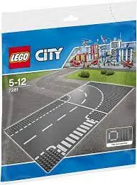 LEGO T-Junction & Curved Road Plates set box