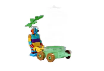 LEGO Stripy's Flower Cart set