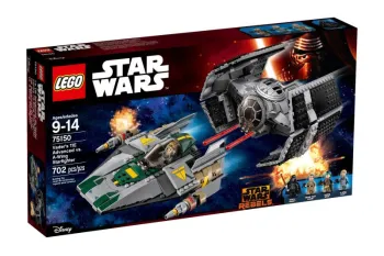 LEGO Vader's TIE Advanced vs. A-Wing Starfighter set