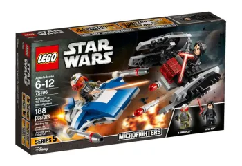 LEGO A-Wing vs. TIE Silencer Microfighters set