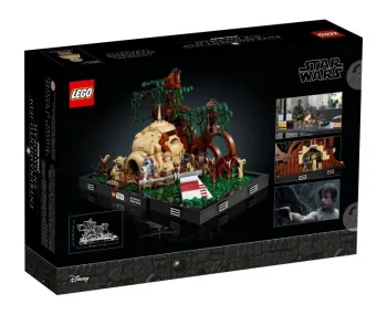 Back of LEGO Dagobah Jedi Training Diorama set box