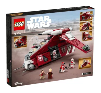 Back of LEGO Coruscant Guard Gunship set box