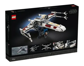 Back of LEGO X-wing Starfighter set box