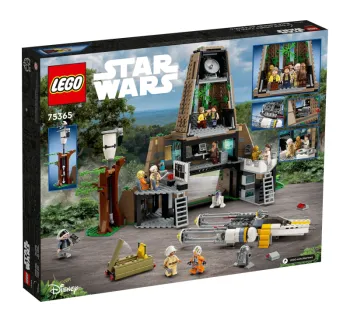 Back of LEGO Yavin 4 Rebel Base set box