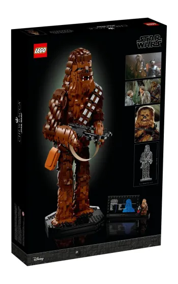 Back of LEGO Chewbacca set box