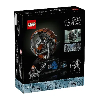 Back of LEGO Buildable Droideka set box