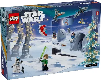 Back of LEGO Star Wars Advent Calendar 2024 set box