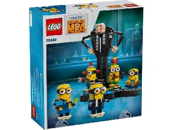 Back of LEGO Brick-Built Gru and Minions  set box