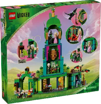 Back of LEGO Welcome to Emerald City set box