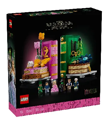 LEGO Glinda & Elphaba Bookends set