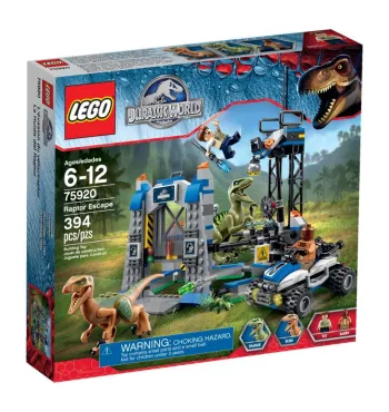 LEGO Raptor Escape set