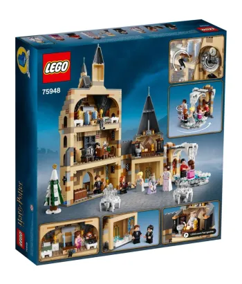 Back of LEGO Hogwarts Clock Tower set box