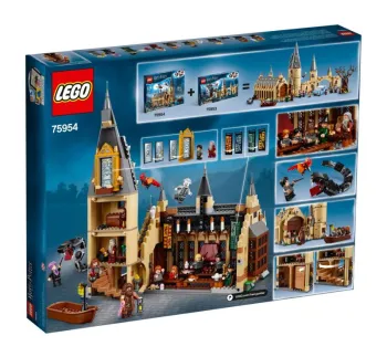 Back of LEGO Hogwarts Great Hall set box