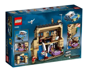 Back of LEGO 4 Privet Drive set box