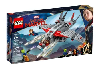 LEGO Captain Marvel and The Skrull Attack set