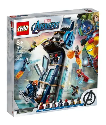 LEGO Avengers Tower Battle set