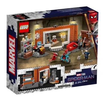 Back of LEGO Spider-Man at the Sanctum Workshop set box