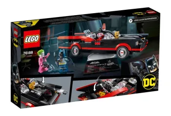 Back of LEGO Batman Classic TV Series Batmobile set box