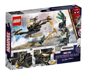 Back of LEGO Spider-Man's Drone Duel set box