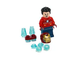 LEGO Advent Calendar 2021, Marvel Avengers (Day  1) - Iron Man in Christmas Sweater set box