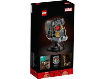 Back of LEGO Star-Lord's Helmet set box