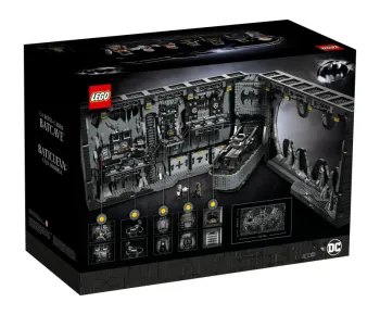 Back of LEGO Batcave – Shadow Box set box